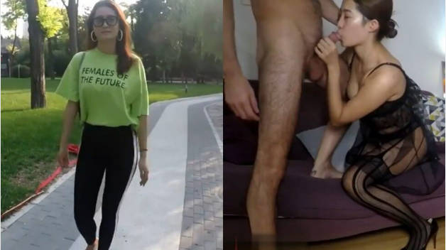 来自北京美女模特瑶瑶与意大利帅哥男友